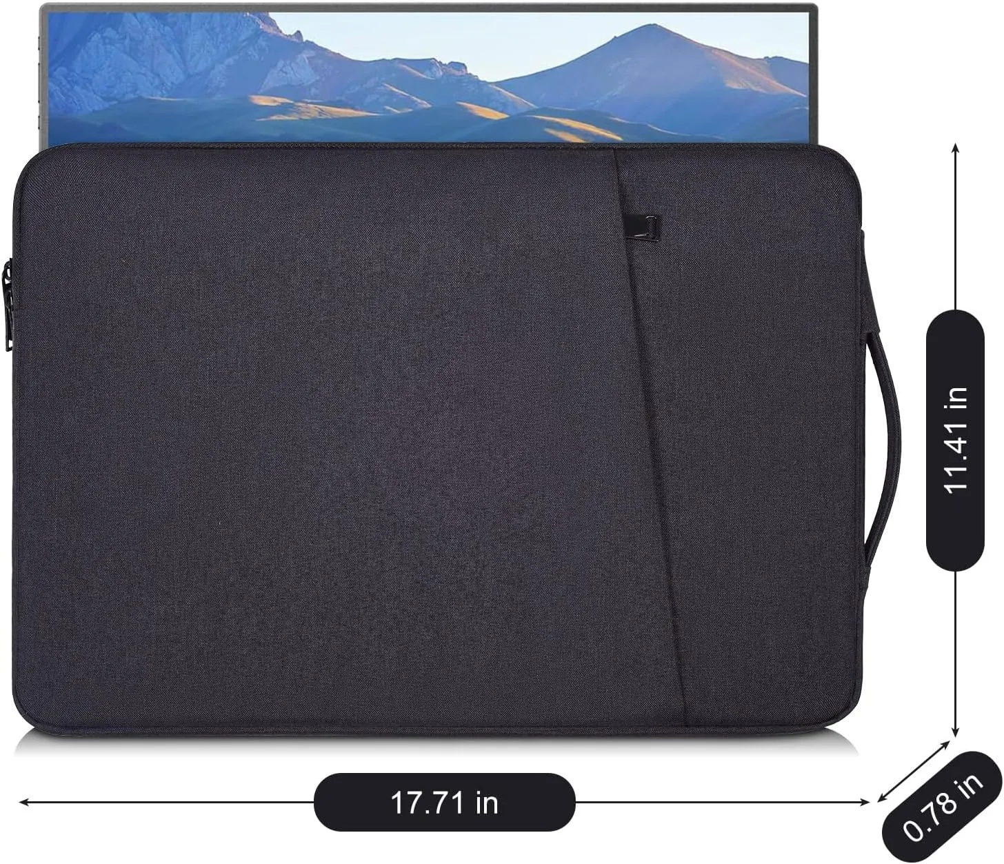 18-18.5 Inch Portable Monitor Case Sleeve for InnoView aimuonos Ingnok Motyeowe VisionOwl Lasitu COOLHOOD Usparkle EVICIV HONGO,Laptop Notebook Computer Gaming Display Protective Travel Bag