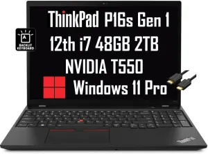 2022 Lenovo ThinkPad P15s Gen 2 15.6" FHD (Intel 4-Core i7-1165G7, 32GB RAM, 4TB PCIe SSD, T500 Graphics) Mobile Workstation Laptop, Backlit, Fingerprint, 2x Thunderbolt 4, 3-Year Warranty, Win 10 Pro