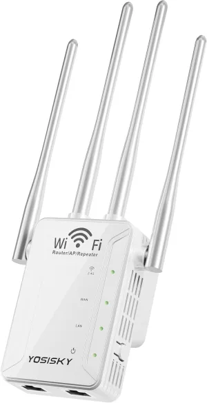 2025 Upgraded WiFi Extender Signal Booster,Up to 16899 Sq.ft Coverage,Long Range WiFi Booster for Home,WiFi Amplifier,8X Faster Wireless Internet Repeater with Ethernet Port,Support 150  Devices XL
