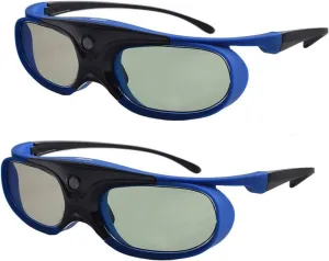 Active Shutter 3D Glasses Active 3D Glasses 3D TV Projectors 3D Movies Games Active RF 3D Glasses for Sony Epson Toshiba Sharp's RF 3D TV Projector Compatible with TDG-BT500A, SSG-5100GB