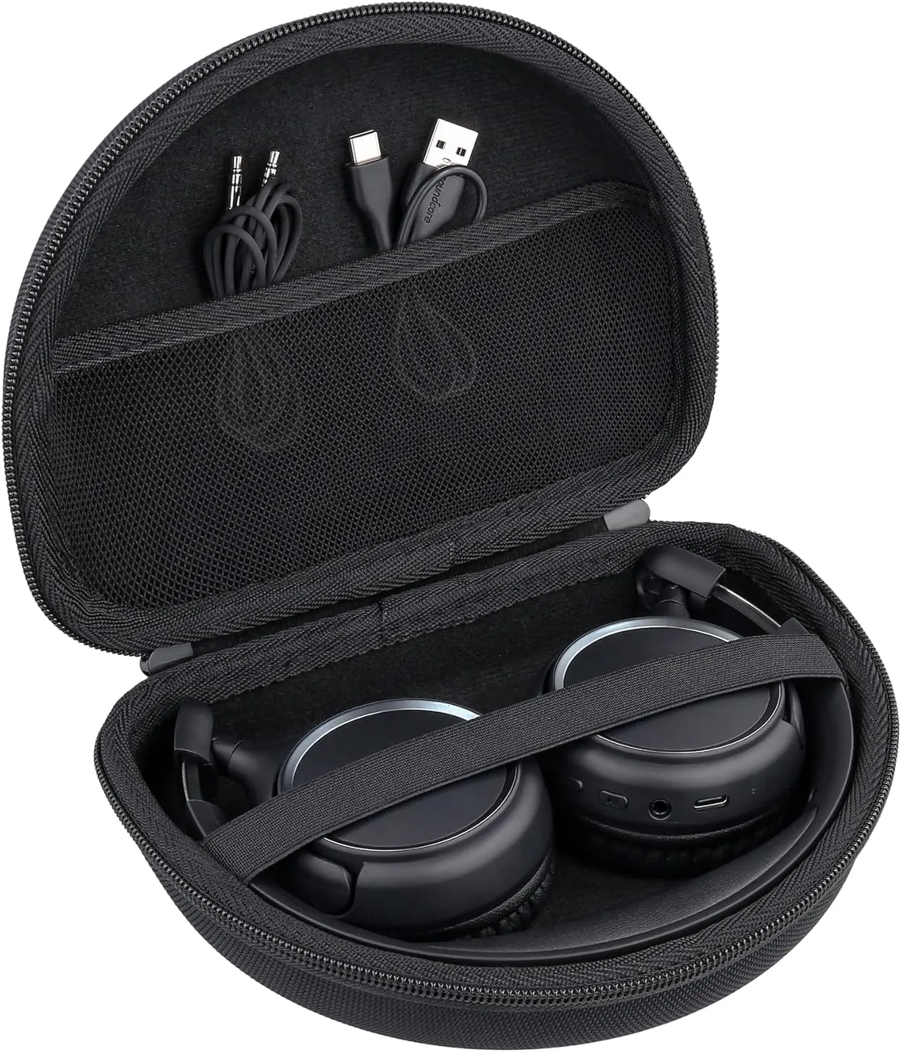 Aenllosi Hard Storage Case for Soundcore H30i Wireless On-Ear Headphones(Black,Case Only)