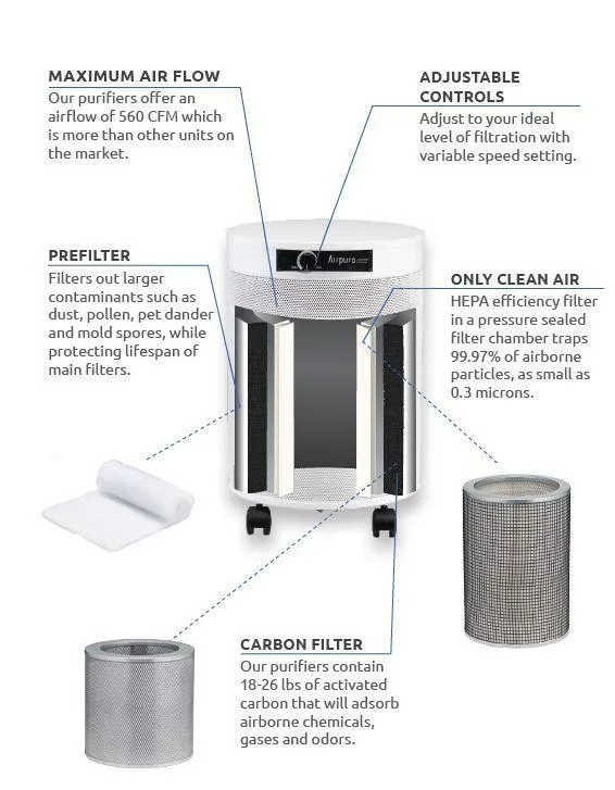 Airpura T600 Tobacco Smoke Air Purifier
