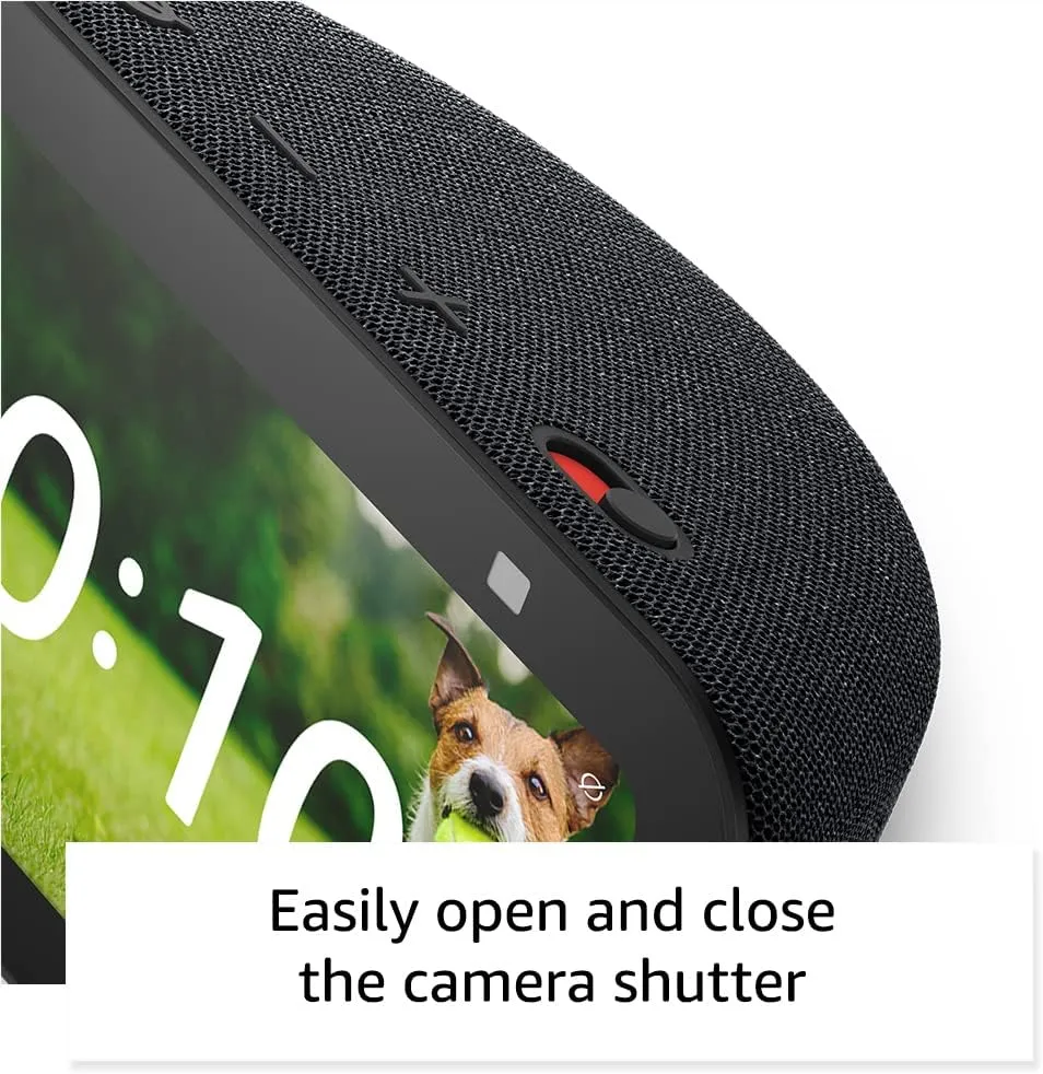 Amazon Echo Show 5 (newest model), Smart display with 2x the bass and clearer sound, Cloud Blue