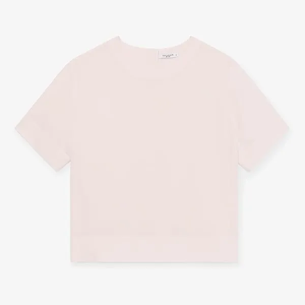 Annika Tee - Washable Silk :: Rosewater