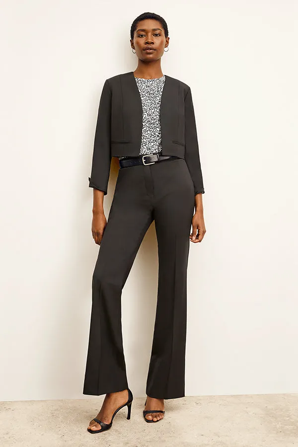 Annika Tee - Washable Silk :: Scribble Print