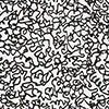 Annika Tee - Washable Silk :: Scribble Print
