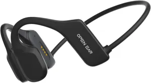 Bone Conduction Headphones Open Ear Headphones Open Ear Headphones Wireless Bluetooth 5.2 Bone Conduction Earbuds Running Headphones IPX5 Waterproof Sport Headphones Driving Cycling(Black)