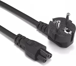 BRENDAZ Compatible EU 3-Prong AC Power Cord Cable for LG HDTV, TVs, Printers, Mickey Mouse Power Cord, C5 to NEMA 5-15P (EU Power Cord)