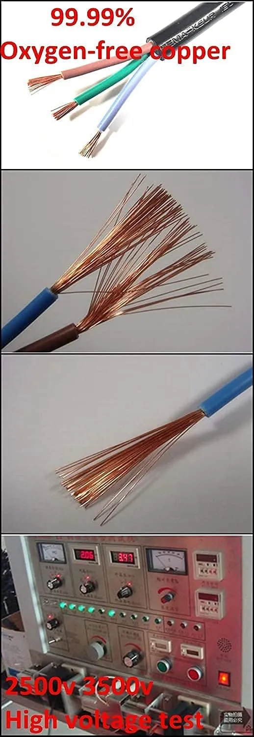 C13 to C13 Power Extension Cable,6ft/1.8m,17AWG 10A 250V IEC 320 C13 Female to C13 Female PC/Monitor PDU Power Conversion Cord,2500W (1.0MM,6ft/1.8m)