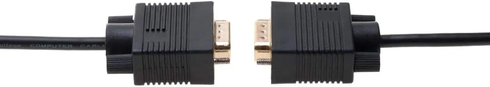 Cables Direct Online 25FT SVGA Monitor Cable - Male to Male VGA to VGA 1080P for PC, Projector, Laptop, TV