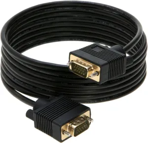 Cables Direct Online 25FT SVGA Monitor Cable - Male to Male VGA to VGA 1080P for PC, Projector, Laptop, TV