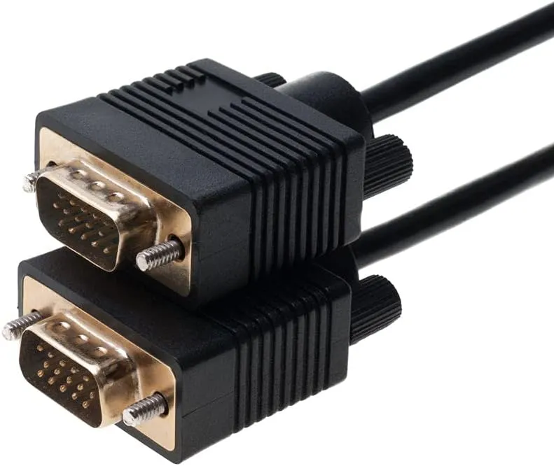 Cables Direct Online 25FT SVGA Monitor Cable - Male to Male VGA to VGA 1080P for PC, Projector, Laptop, TV