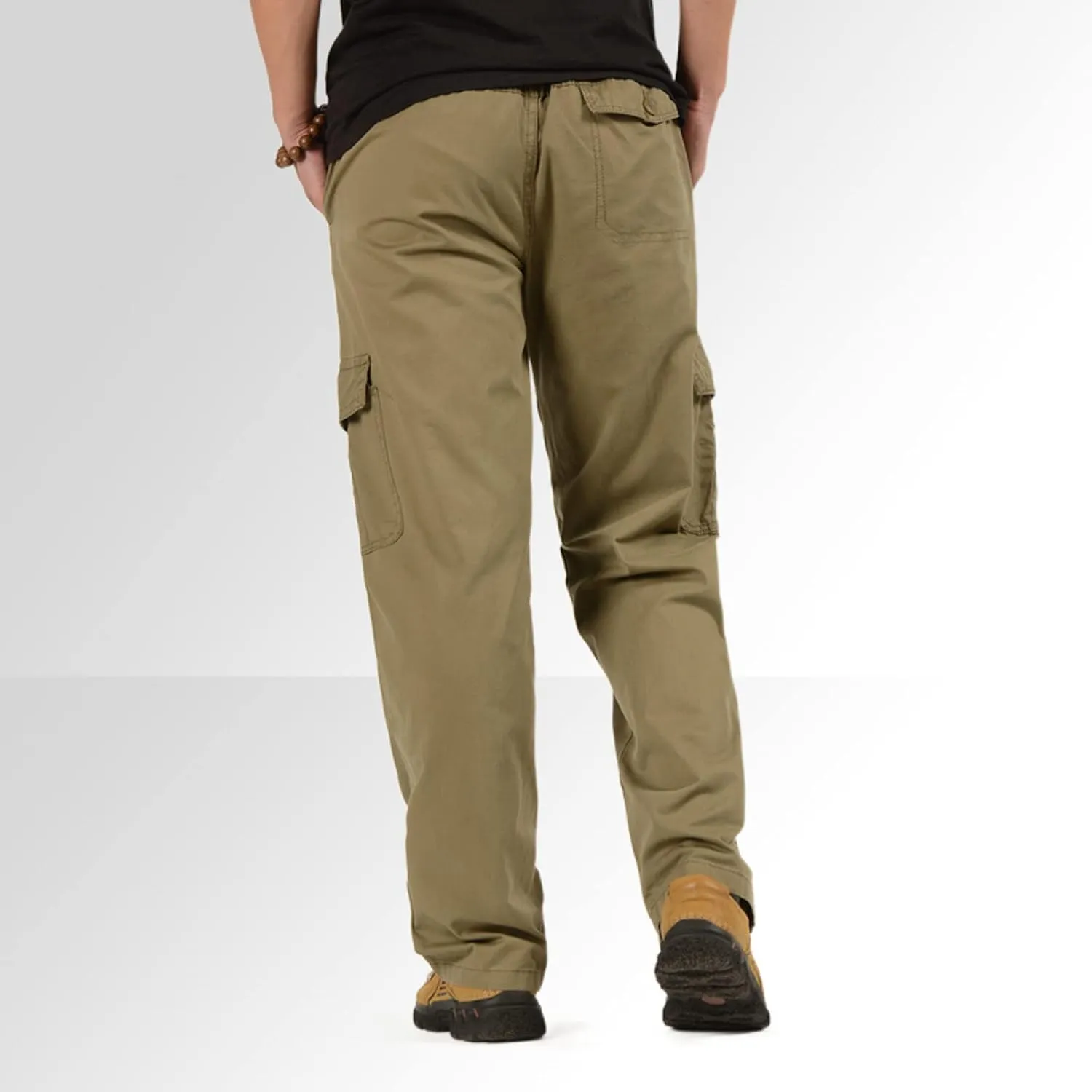 Cargo Pants for Men,Mens Pants Cargo Joggers Fleece Sweatpants Casual Pant with Pockets Chino Slim Fit Trousers