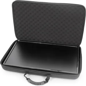 CASEMATIX Portable Monitor Case for 15.6" to 24" Gaming Monitors or Laptops, Hard Shell EVA Screen Cover with Padded Foam, Fits Accessories for 15.6 to 17.3 Inch Screens (Black)