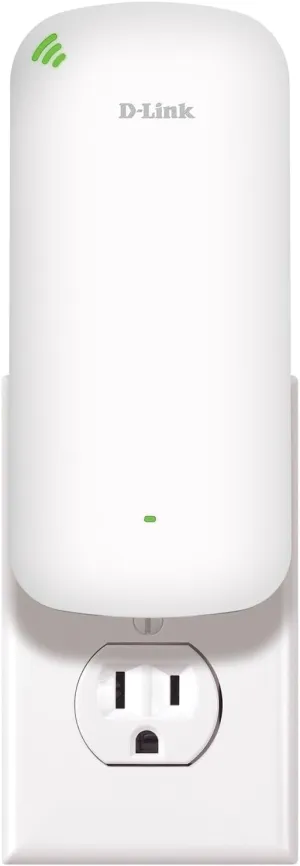 D-Link AX1800 Mesh WiFi 6 Range Extender - Cover up to 2600 sq.ft - Dual Band, WPA3, Booster, Repeater, Access Point, Extend Wi-Fi in Your Home, Gigabit Port, (DAP-LX1880A1/RE) (Renewed)