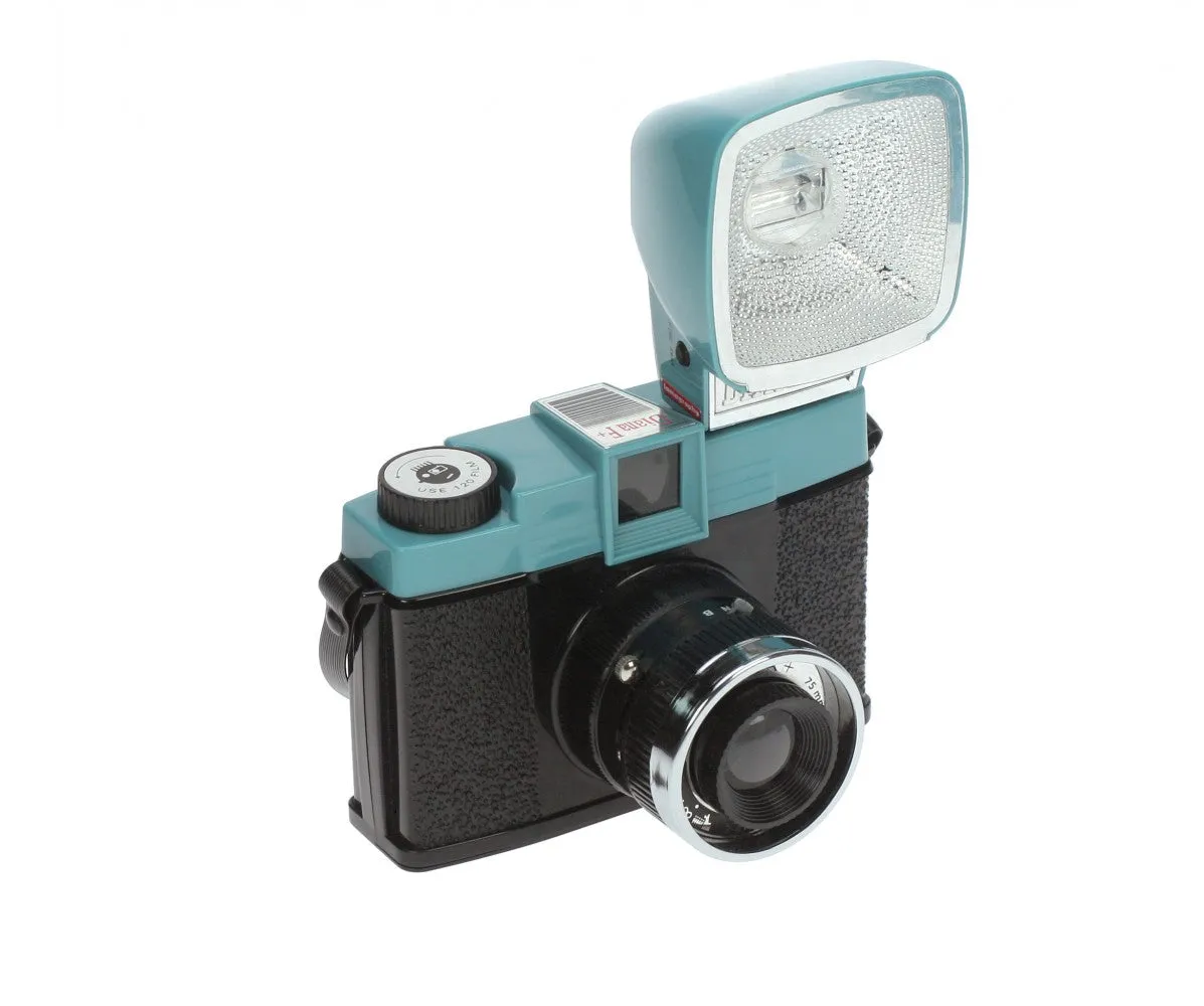 Diana F  Medium Format Camera and Flash