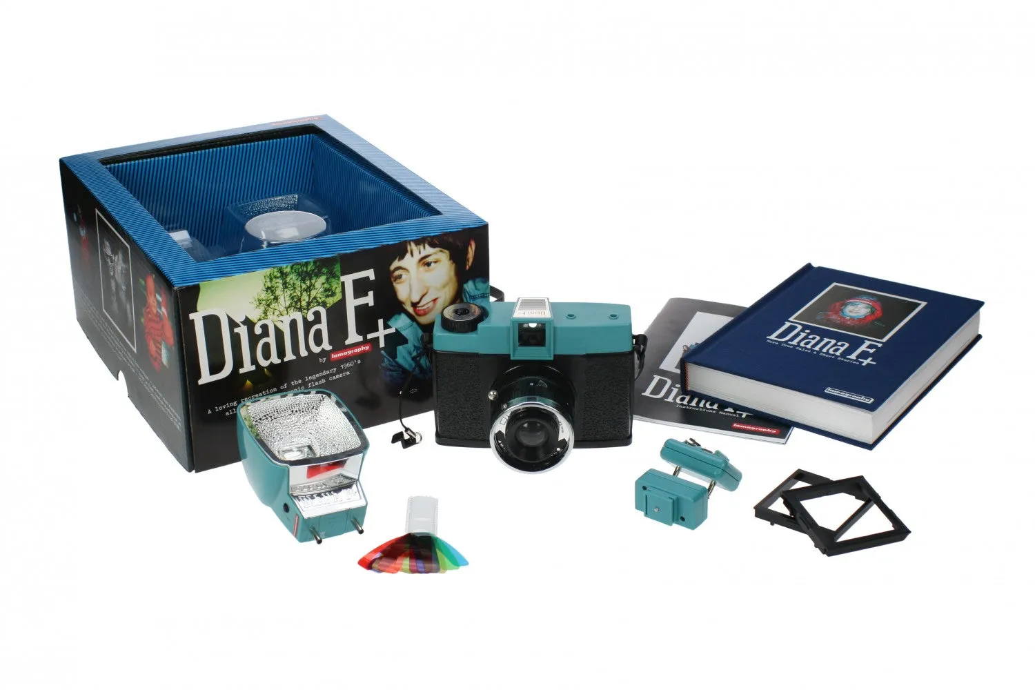 Diana F  Medium Format Camera and Flash