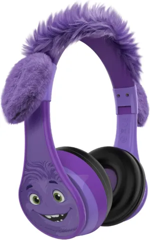 eKids IF Bluetooth Headphones, Wireless Headphones with Microphone Includes Aux Cord, Volume Reduced Kids Foldable Earphones for School, Home, or Travel