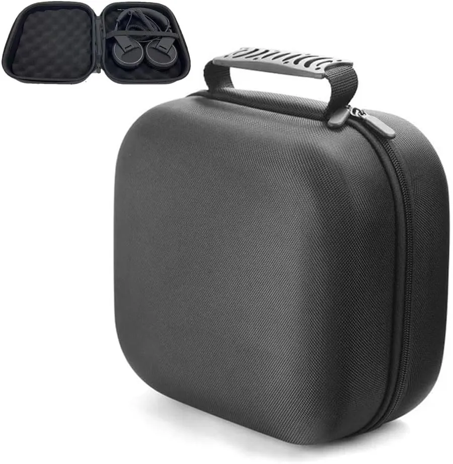 EVA Hard Shell Carrying Case for Pioneer HDJ2000MK2/HDJ-X5/X7/X10 Headphones, Lightweight Waterproof Storage Bag with Soft Interior, Protective Travel Case for DJ Equipment