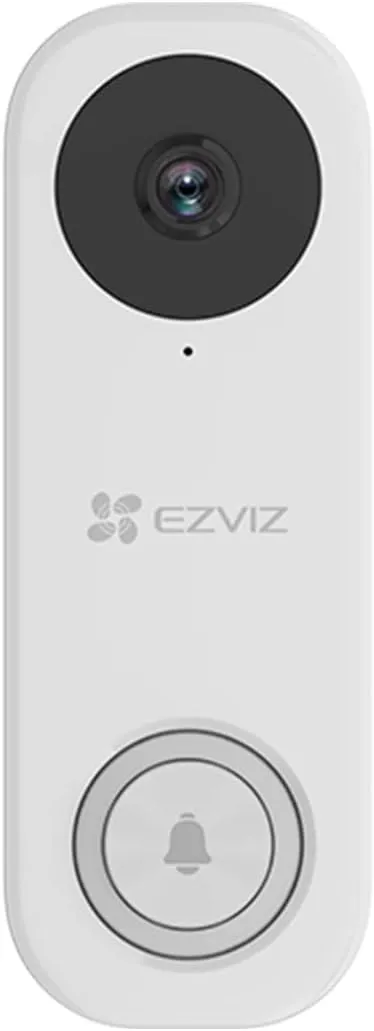 EZVIZ 5G WiFi 5MP Video Doorbell, 176 Ultra-Wide FOV, Human/Vehicle Shape Detection, Sound and Light Alert, Two-Way Talk, Weatherproof, | DB1 Pro