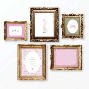 Floral Goose Bundled Digital Nursery Wall Art
