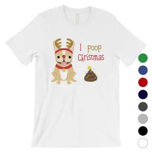 Frenchie Christmas Poop Mens Shirt