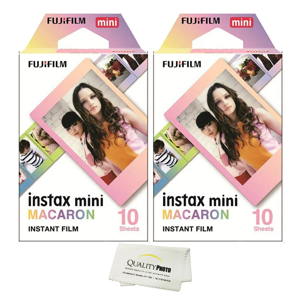 Fujifilm Instax Mini 8 & Mini 9 Instant Film 2-Pack (20 Sheets) Value Set for Fujifilm Instax Mini 8 & Mini 9 Cameras (Choice of design)