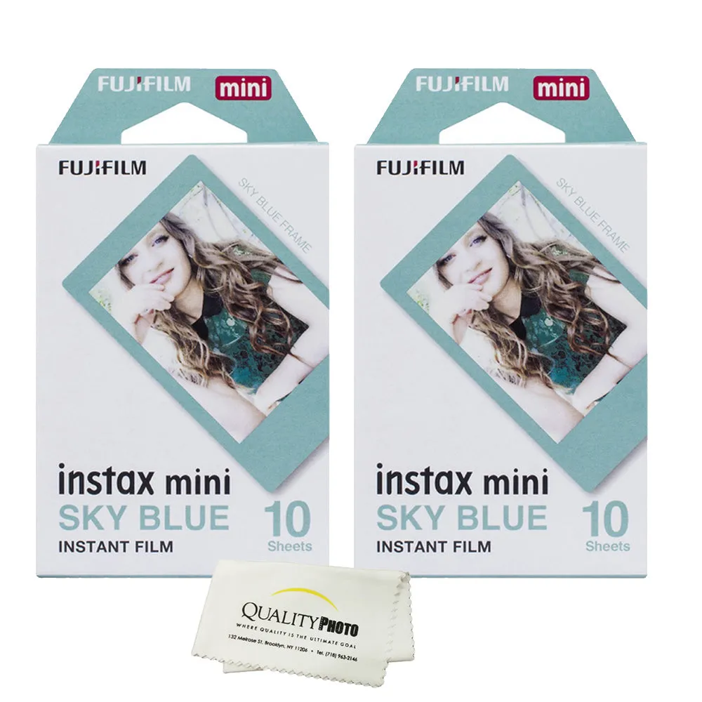Fujifilm Instax Mini 8 & Mini 9 Instant Film 2-Pack (20 Sheets) Value Set for Fujifilm Instax Mini 8 & Mini 9 Cameras (Choice of design)