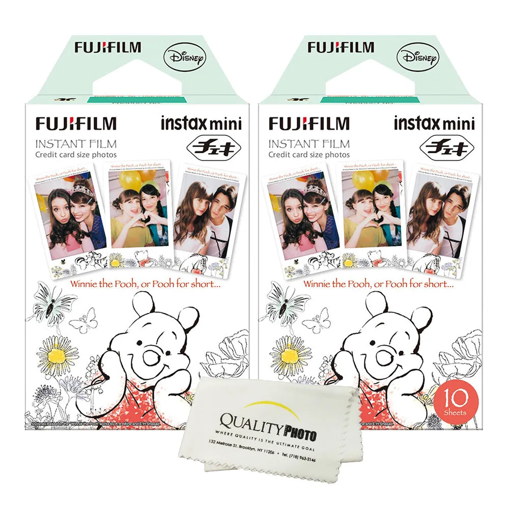 Fujifilm Instax Mini 8 & Mini 9 Instant Film 2-Pack (20 Sheets) Value Set for Fujifilm Instax Mini 8 & Mini 9 Cameras (Choice of design)