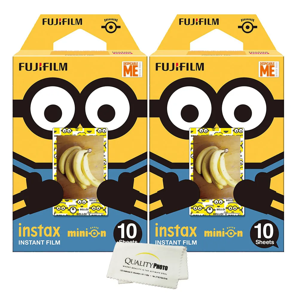 Fujifilm Instax Mini 8 & Mini 9 Instant Film 2-Pack (20 Sheets) Value Set for Fujifilm Instax Mini 8 & Mini 9 Cameras (Choice of design)