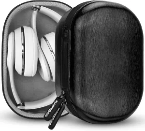Geekria PRO Rugged Headphones Case Compatible with Beats Solo Pro/4/3/2, Hard Shell, Durable, Multi-Layer Protection Travel Carrying Bag (Black)