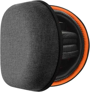 Geekria Shield Case Compatible with Sony MDR-V6, MDR-V900HD, MDR-7506 Headphones, Replacement Protective Hard Shell Travel Carrying Bag with Cable Storage (Dark Grey)