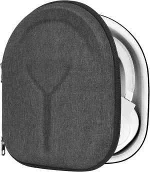 Geekria Shield Headphones Case Compatible with JBL Tune 760NC/750NC/720BT, Live 770NC, Replacement Hard Shell Travel Carrying Bag with Cable Storage (Dark Grey)