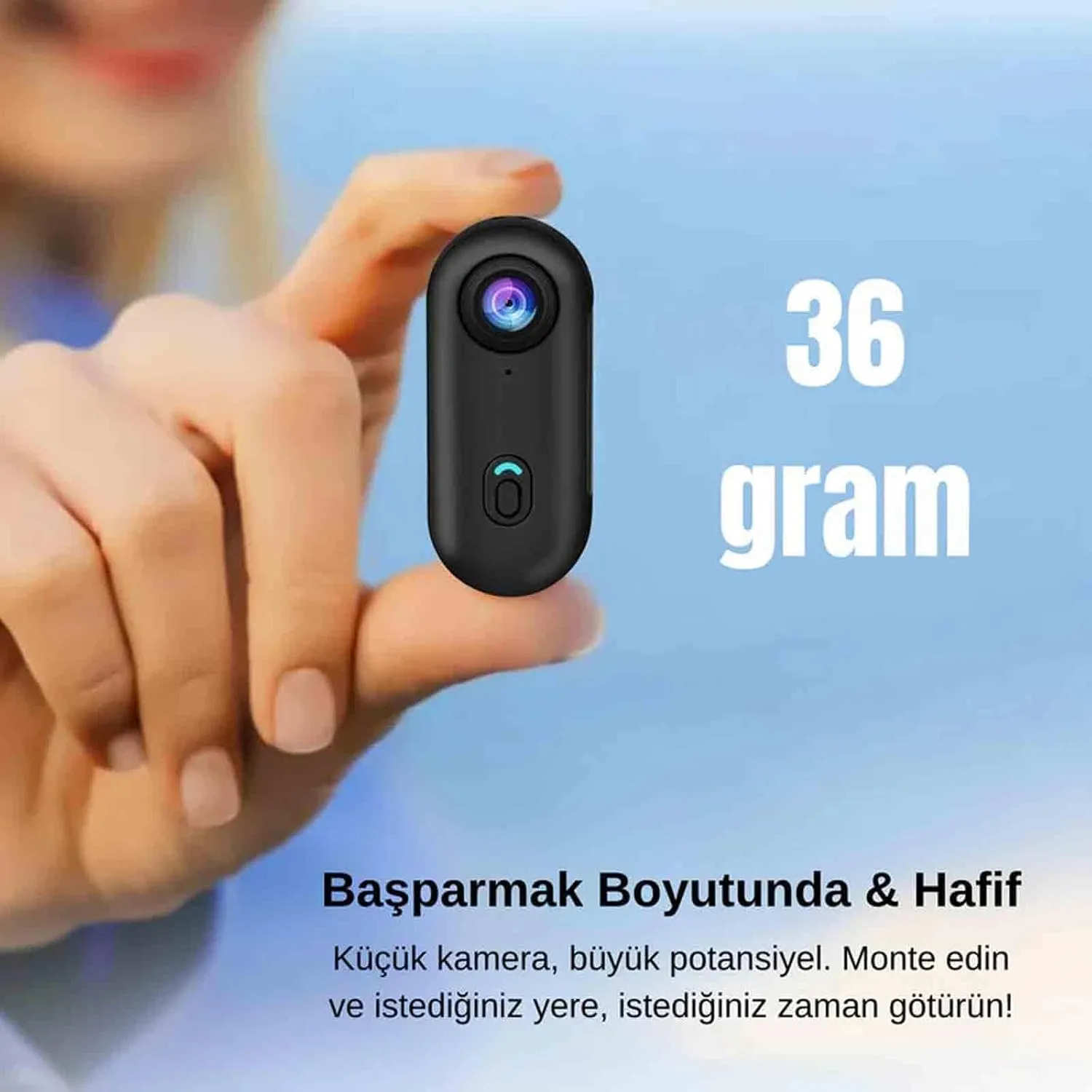 Go Snap Camera, Gosnap Necklace Camera, Nexshot Cam Body Thumb Action Mini 1080P, 360Pocket Portable Magnet Hands-Free Wearable, for Work, Travel, Pet Walking (4K-Black)