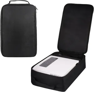 Groview JQ818C Projector Case, Projector Travel Carrying Bag Internal Dimension 15.75"x9.45"x4.7" with Large Capacity & Compartment Dividers, Compatible for JQ818C