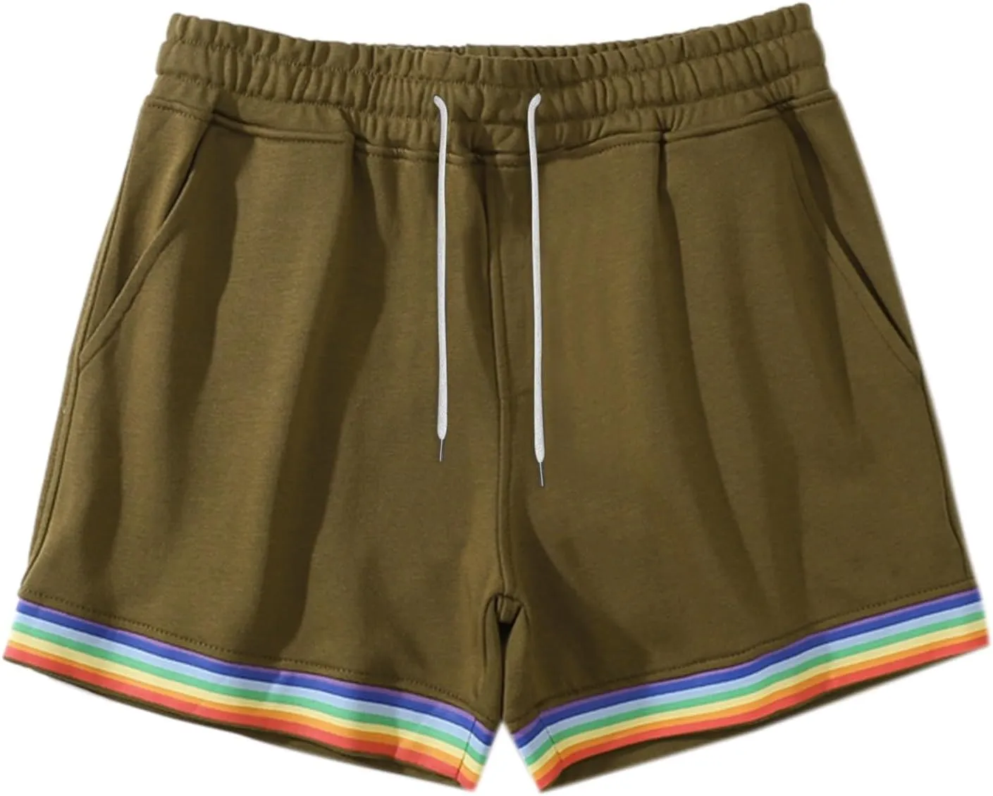 Gym Shorts for Men Slim-Fit Elastic Beach Shorts Gym Basketball Lightweight Classic Regular Activewear Pants