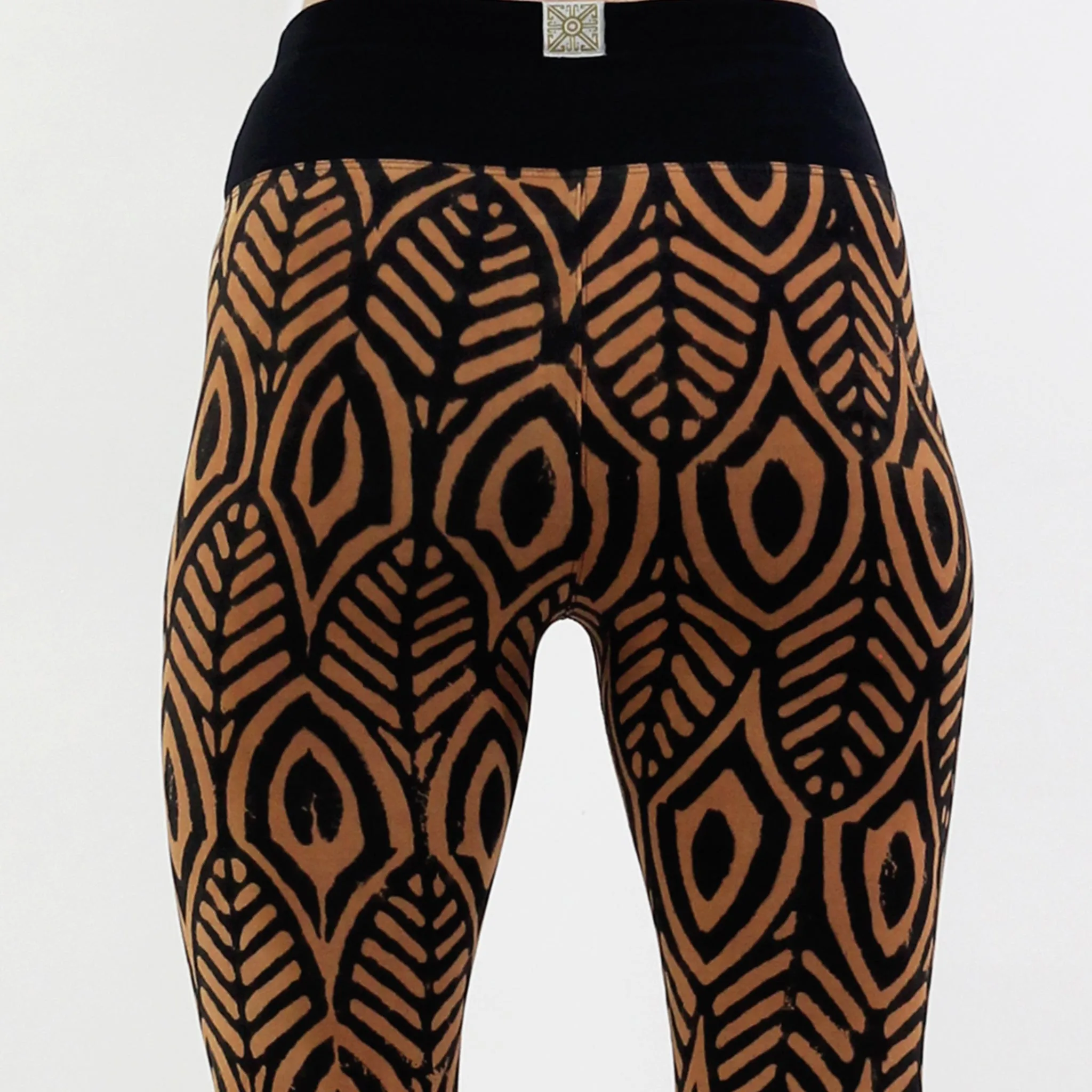 Hand Painted Leggings - Pharaohs Feathers