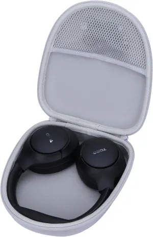 Hard Case Compatible with TOZO HT2 / BERIBES WH202A / Uliptz WH203A / KVIDIO WH201A / Picun B8 / RUNOLIM RUWH301AB-US3 Hybrid Active Noise Cancelling Headphones (Off White Case)