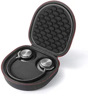 Hard Case for B&O Play by Bang & Olufsen Over-Ear Beoplay H4, H7, H8, H9 Headphones and Accessories, Travel Carrying Storage Bag - Black (Black Lining)