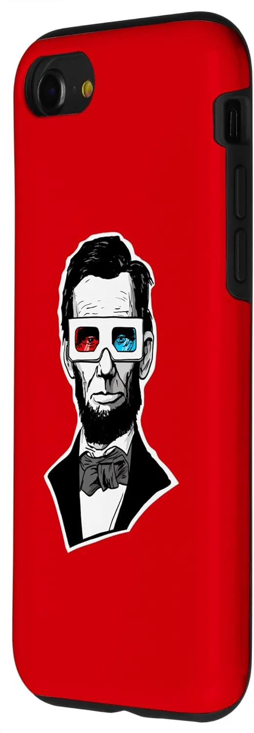 iPhone SE (2020) / 7 / 8 Abraham Lincoln 3D Glasses funny Abe Lincoln 3D Glasses Case