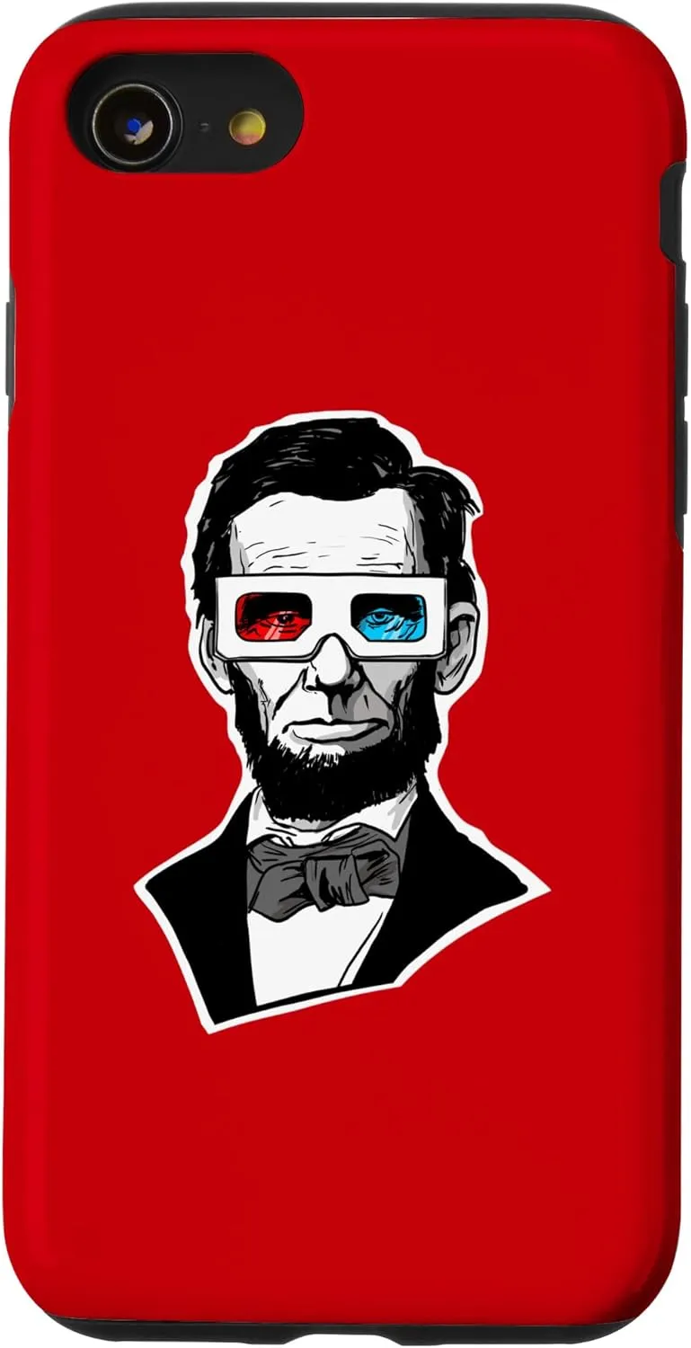 iPhone SE (2020) / 7 / 8 Abraham Lincoln 3D Glasses funny Abe Lincoln 3D Glasses Case