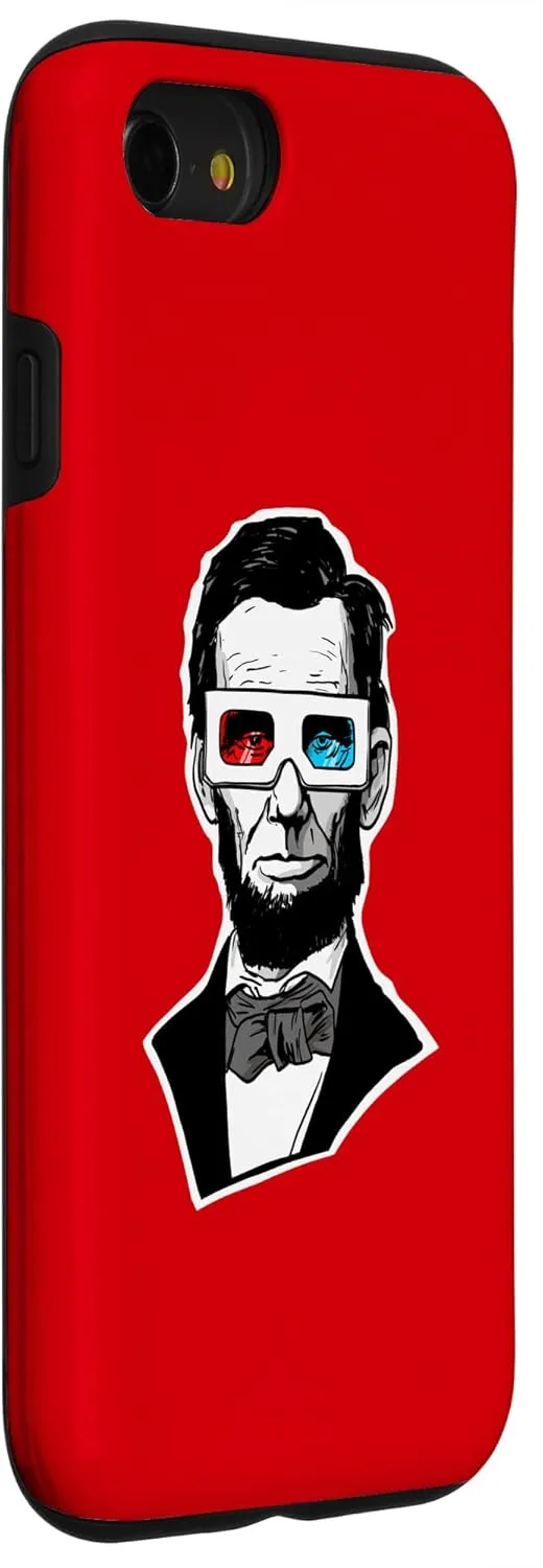 iPhone SE (2020) / 7 / 8 Abraham Lincoln 3D Glasses funny Abe Lincoln 3D Glasses Case