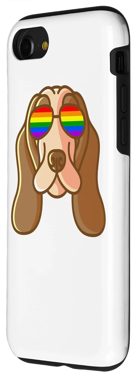 iPhone SE (2020) / 7 / 8 Cocker Spaniel With Glasses Nerd Dog LGBT Pride Month Case