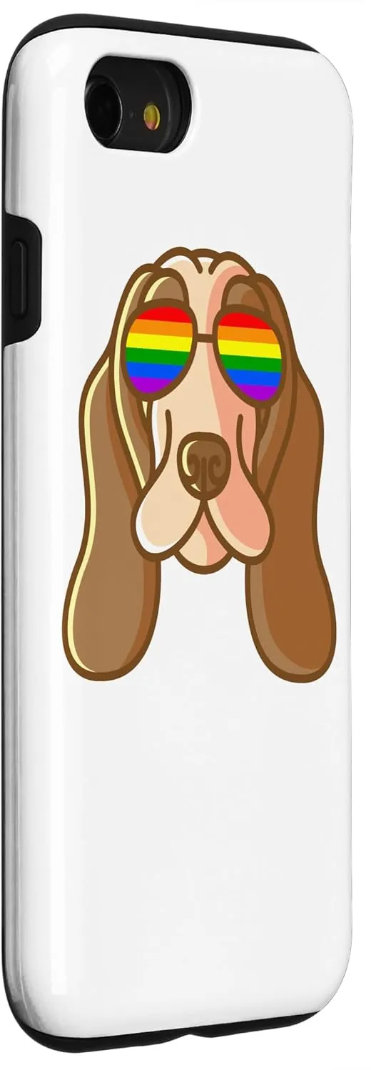 iPhone SE (2020) / 7 / 8 Cocker Spaniel With Glasses Nerd Dog LGBT Pride Month Case
