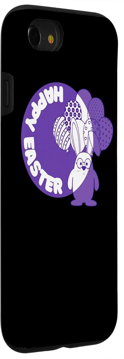 iPhone SE (2020) / 7 / 8 Easter Bunny with glasses says "Happy Easter" Case