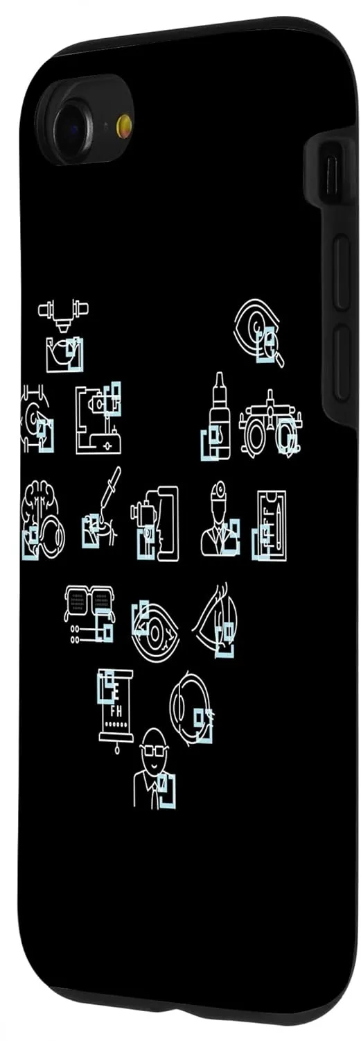 iPhone SE (2020) / 7 / 8 Optician Heart Optician Eyes Glasses Optics Optometry Case