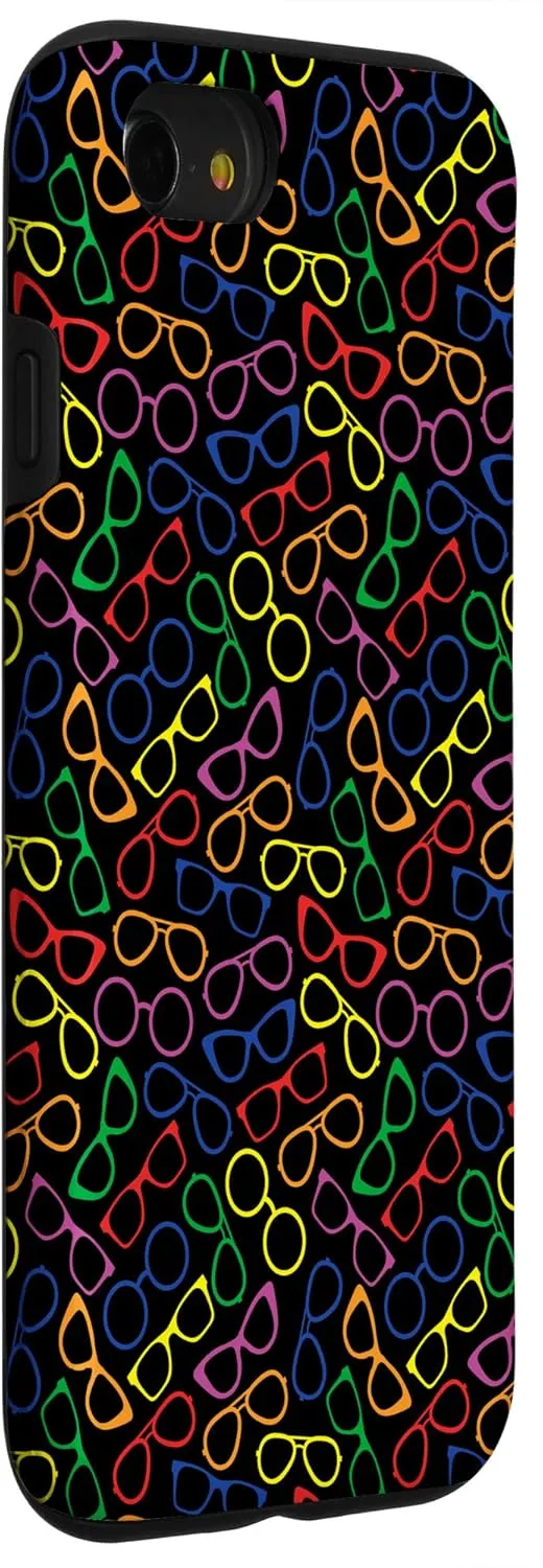 iPhone SE (2020) / 7 / 8 Rainbow Glasses Pattern Phone Case Case