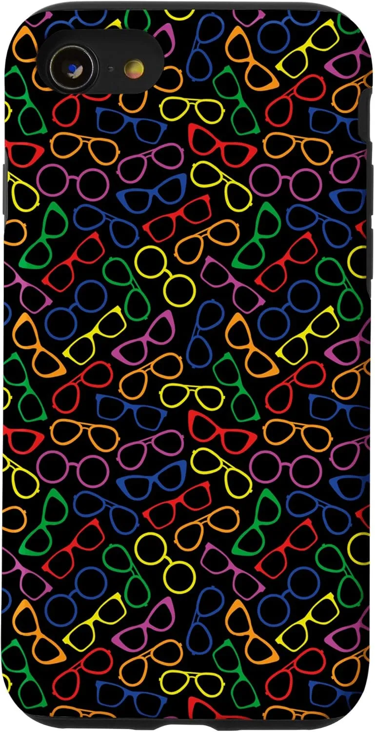 iPhone SE (2020) / 7 / 8 Rainbow Glasses Pattern Phone Case Case