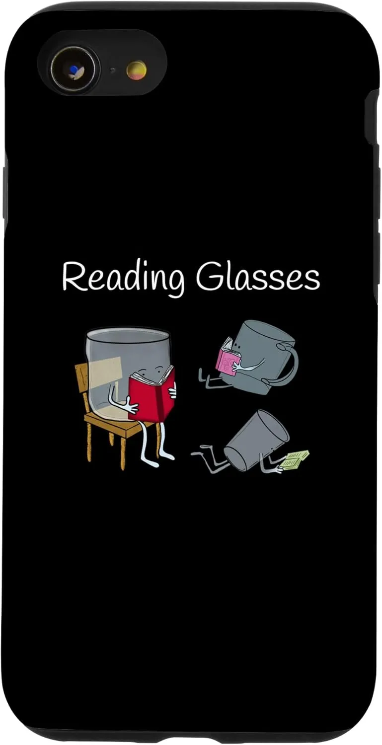 iPhone SE (2020) / 7 / 8 Reading Glasses funny books Case
