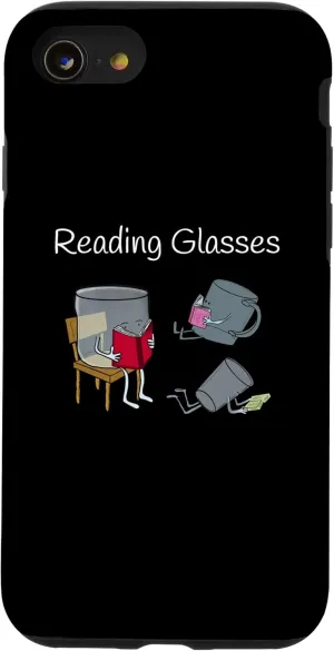 iPhone SE (2020) / 7 / 8 Reading Glasses funny books Case